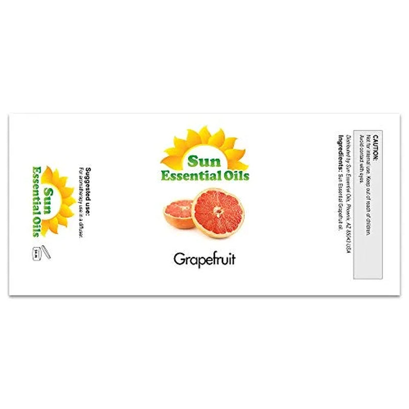 Grapefruit Essential Oil, 4 oz. Sun Essential Oils