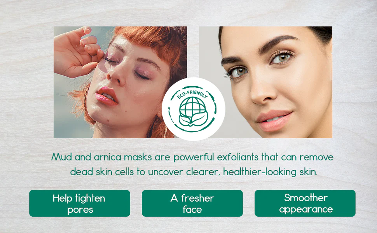 Activated Charcoal + Mud & Arnica Face Mask Bundle be BeNat