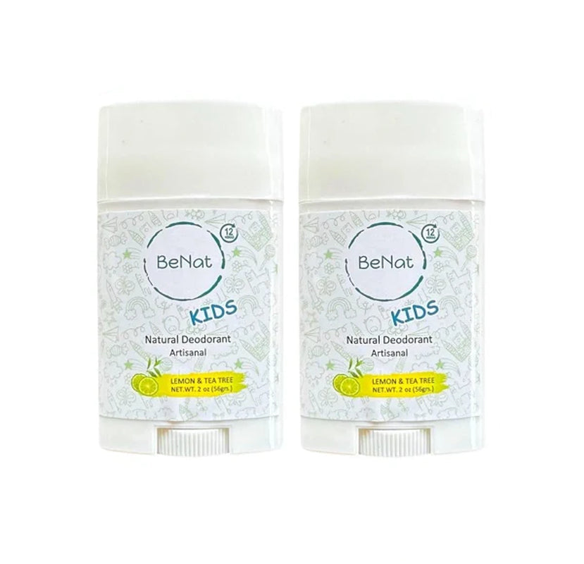 2-Pack All-Natural Deodorants for Kids & Teens