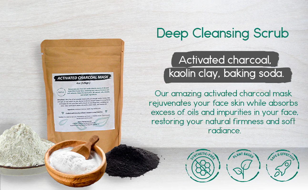 Activated Charcoal + Mud & Arnica Face Mask Bundle be BeNat