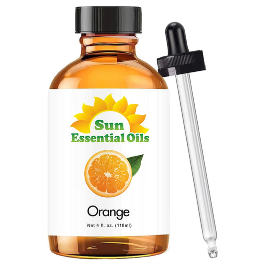 Sweet Orange Essential Oil, 4 oz. Sun Essential Oils