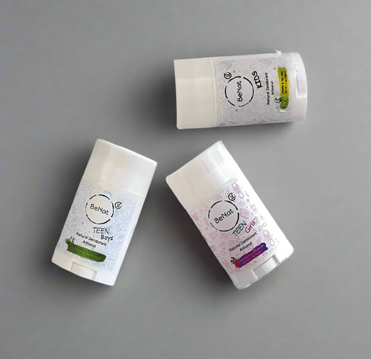 2-Pack All-Natural Deodorants for Kids & Teens
