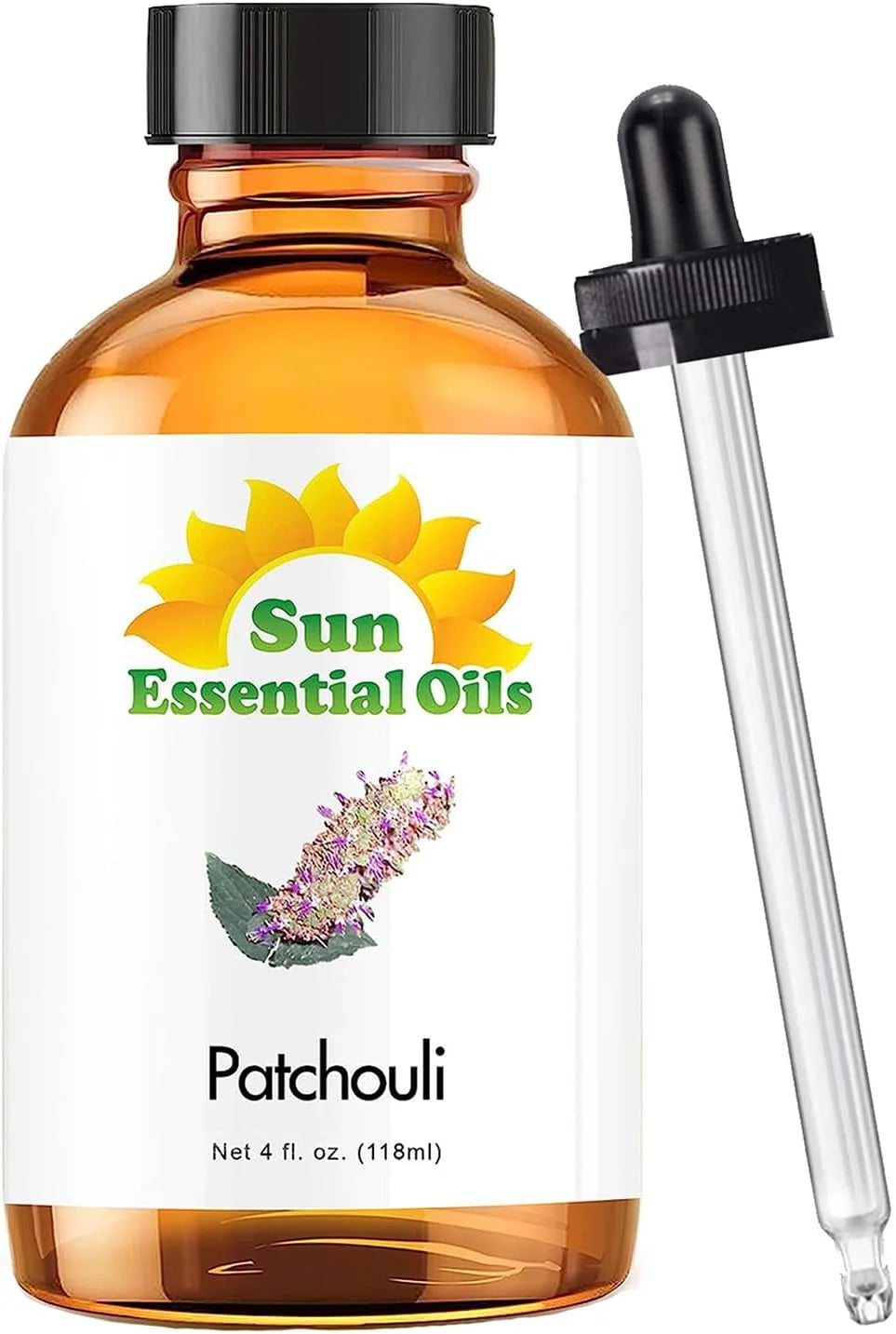 Patchouli Essential Oil, 4 oz. by Sun Essential Oils