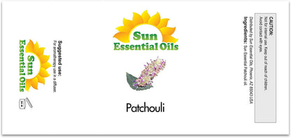 Patchouli Essential Oil, 4 oz. by Sun Essential Oils